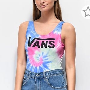 Womens Tie-Dye Vans Bodysuit